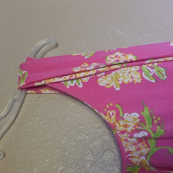 Lilly Pultizer Dress Pink Silk  XS - Picture 8 of 10